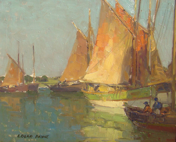 Edgar Payne - Breton Fishing Boats